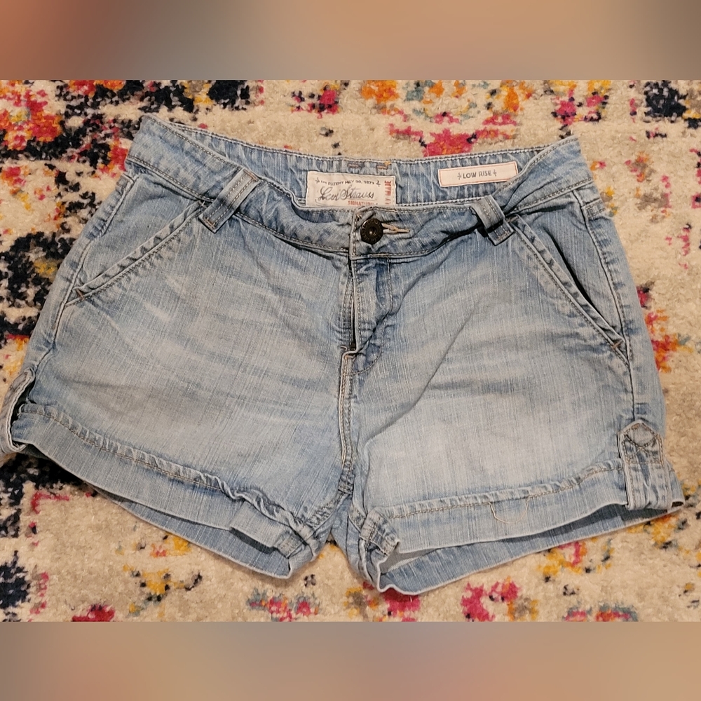 Vintage Levi Straus signature denim shirts,  low rise
